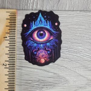 10 for $10 Stickers Colorful Eyeball Pyramid Eye Mix and Match Vibrant